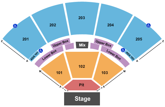 Brandon Amphitheater MercyMe Seating Chart